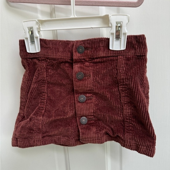 There Abouts Other - There Abouts 2T Girls Brown Corduroy Fall Skirt